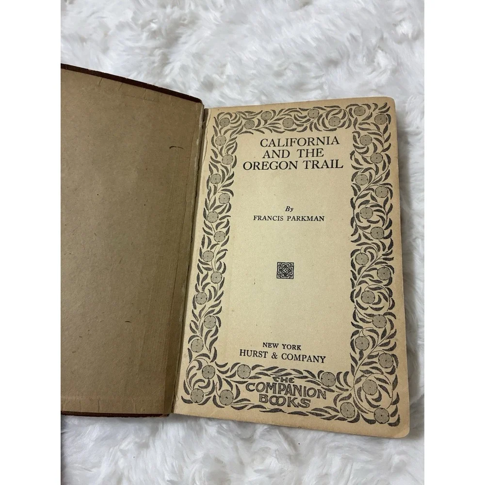 VTG California And Oregon Trail, The Companion Books, Parkman